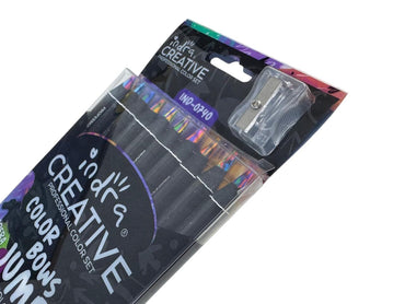 COLORES BOWS JUMBO + SACAPUNTAS 11 PZAS IND-0740