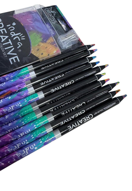 COLORES BOWS JUMBO + SACAPUNTAS 11 PZAS IND-0740