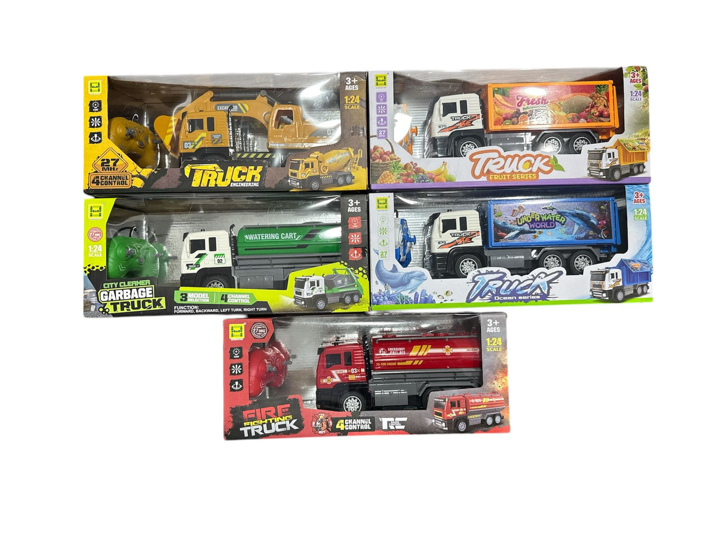 CAMIONES DE TRANSPORTE CON CONTROL REMOTO AHJ