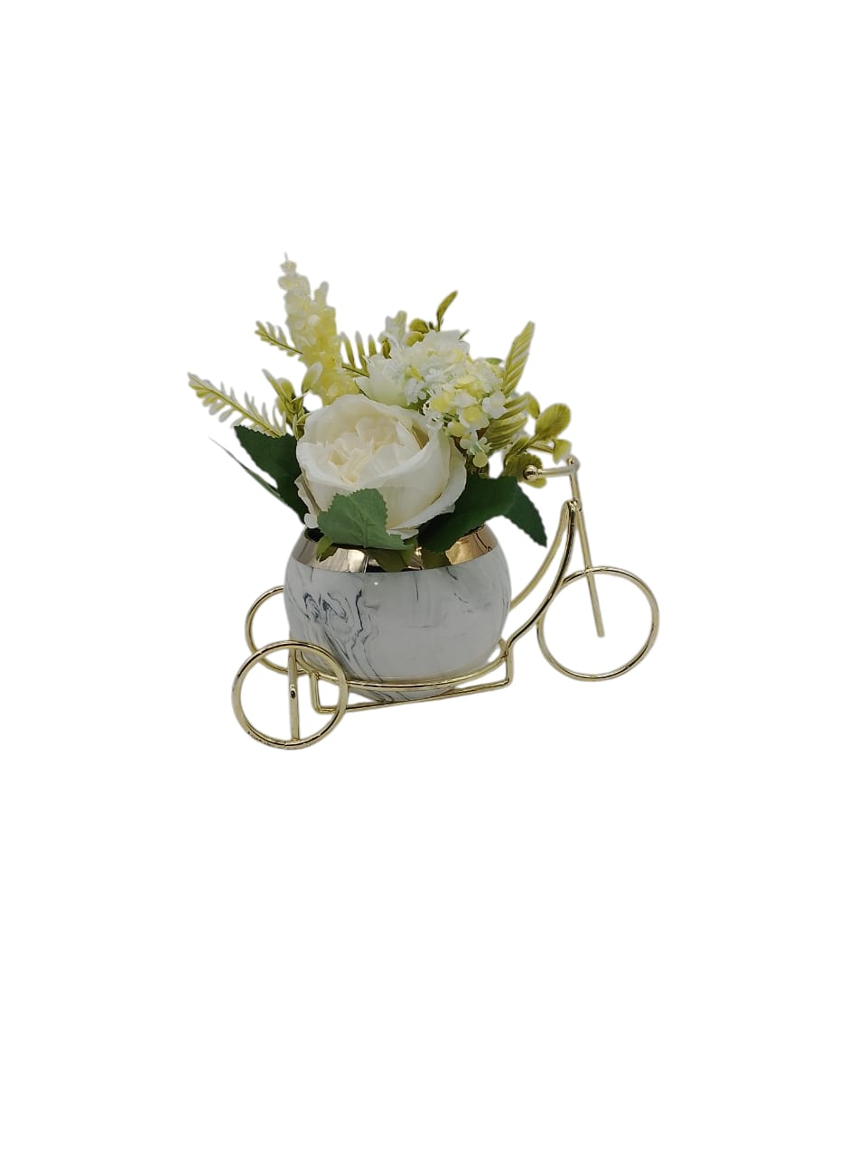 MACETA MINI CON FLORES EN BICICLETA GZ-9423