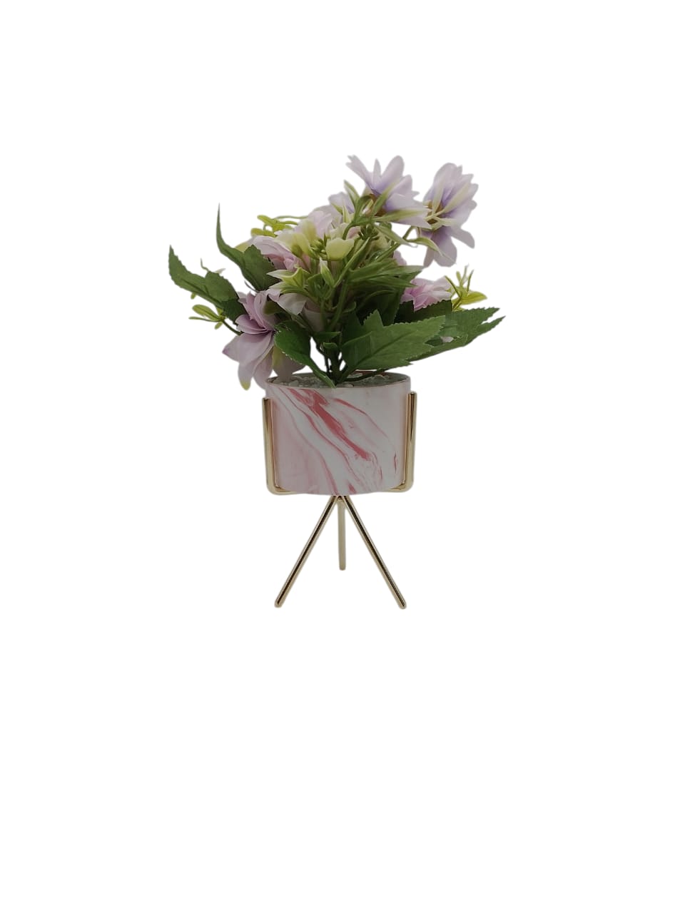 MACETA MINI CON FLORES EN BASE GZ-9424