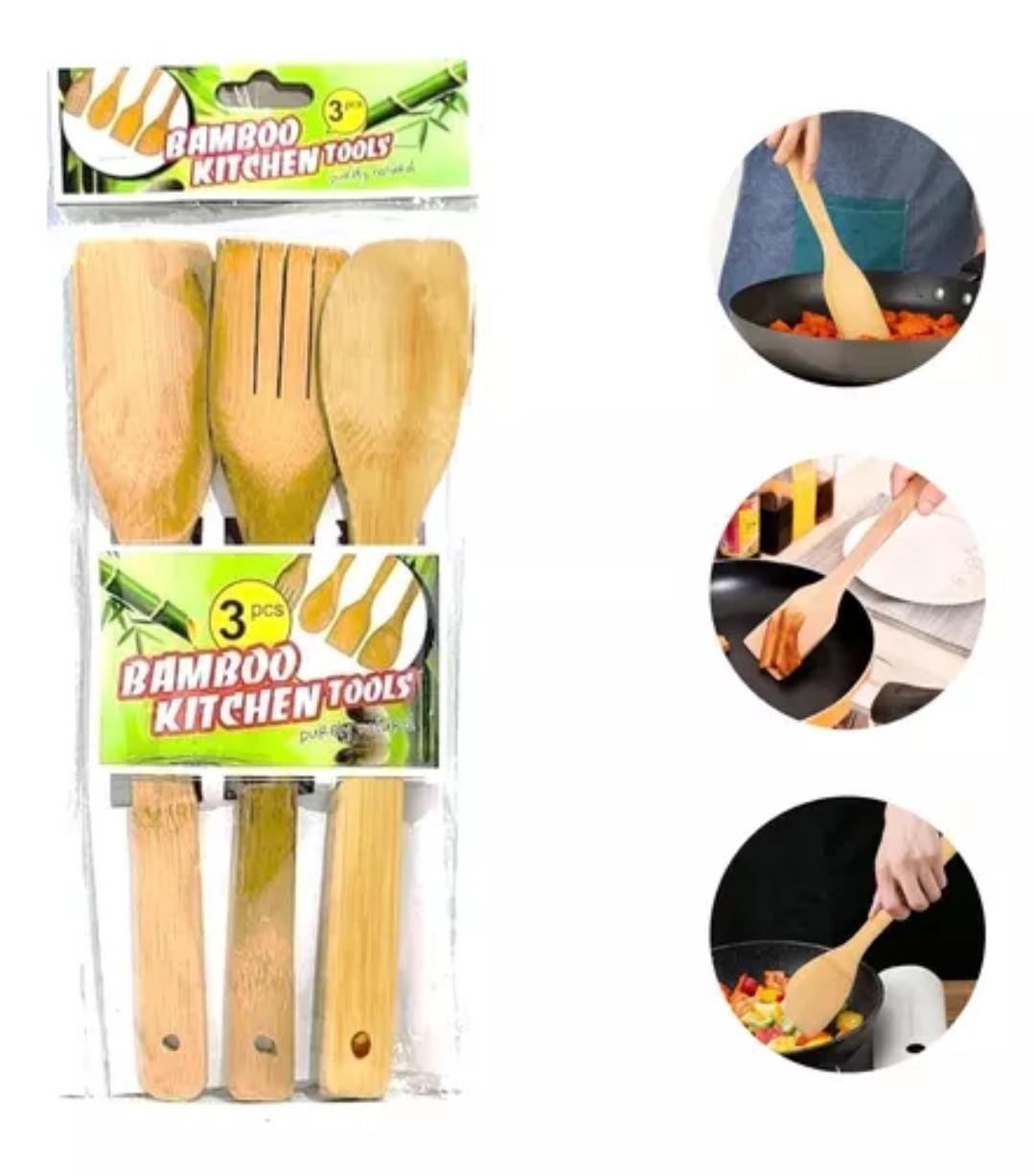 JUEGO DE 3 PZAS UTENSILIOS DE COCINA A4600