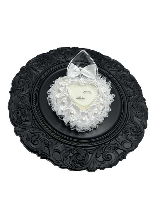 COJIN CORAZON PARA ANILLOS DE BODA GZ-9691