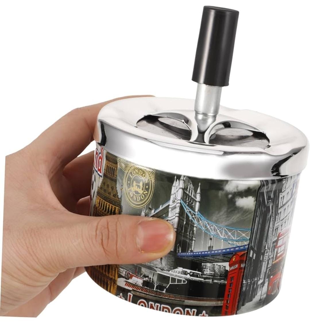 CENICERO METALICO GIRATORIO GZ-9545/46