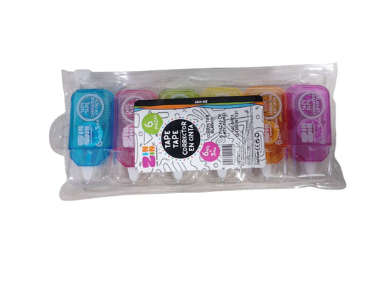 CORECTOR EN CINTA 6 PZAS 6MTSx5MM ZIN-0109