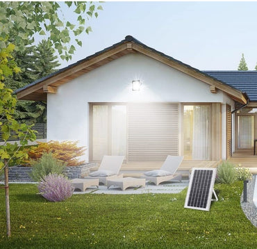 LAMPARA C/PANEL SOLAR INTEGRADO 100W GM367-10B-1