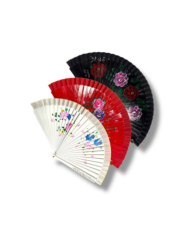 ABANICO DE MADERA PINTADO GM644-2A-5