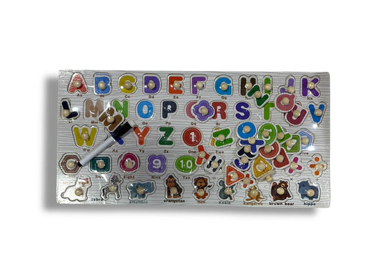 TABLERO DE ENCAJE PIZARRON-NUMEROS-LETRAS-SIGNOS-INSECTOS GM1326-1E-15