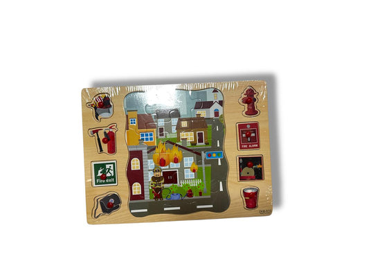 TABLERO DE ENCAJE TRANSPORTE-ANIMALES GM1326-1E-16