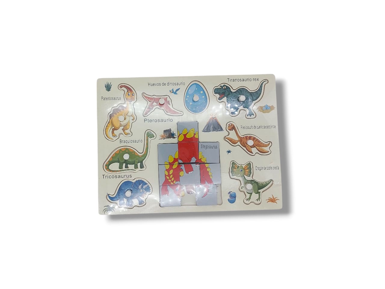 TABLERO DE ENCAJE Y ROMPECABEZAS FRUTAS-ANIMALES GM1326-1E-7