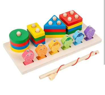 CLASIFICADOR GEOMETRICO Y CAÑA DE PESCAR GM1326-1E-22