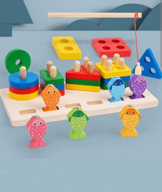 CLASIFICADOR GEOMETRICO Y CAÑA DE PESCAR GM1326-1E-22