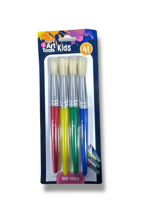PINCELES BASICOS 4 PZAS IND-1004