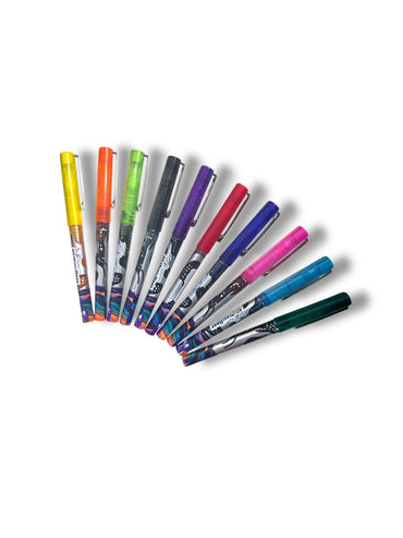 PLUMAS PUNTA FINA 0.5MM 10 PZAS IND-1008