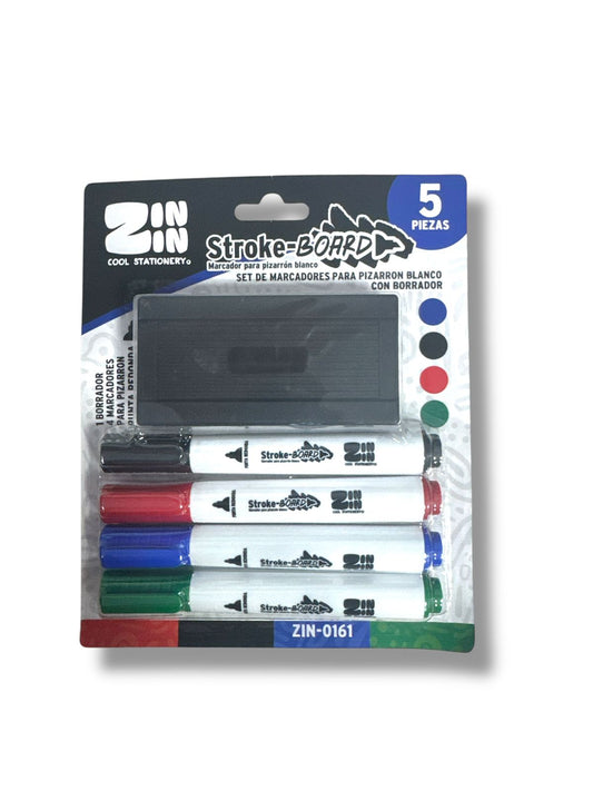 MARCADORES C/BORRADOR P/PINTARRON ZIN-0161