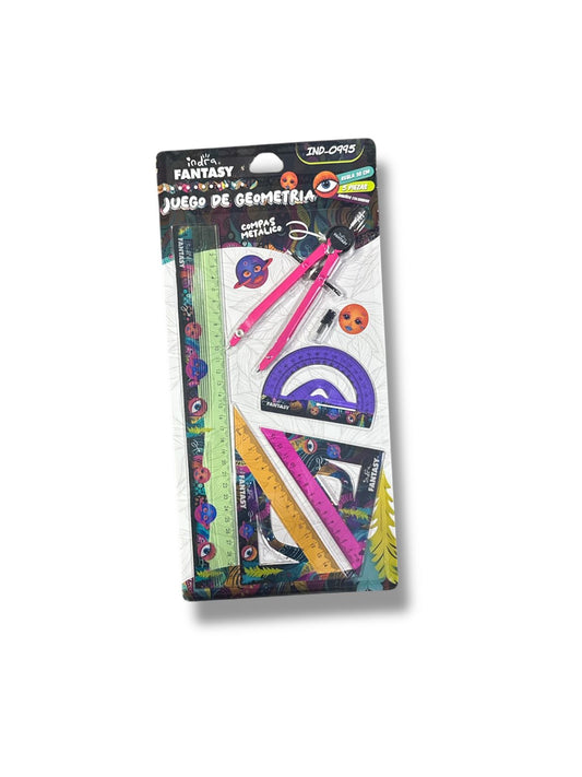 JUEGO GEOMETRIA FANTASY 5 PZAS IND-0995