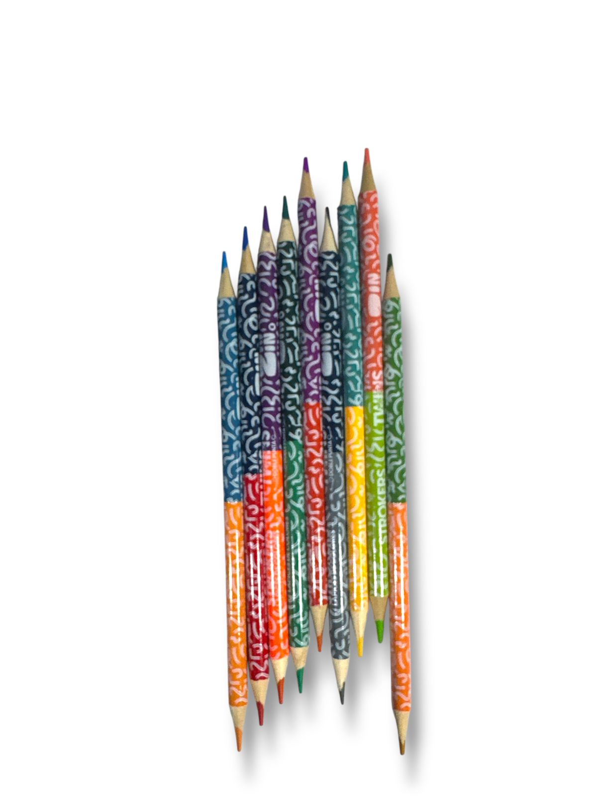 LAPICES DE COLORES STROKERS DOBLE PUNTA 24x2 PZAS ZIN-0156