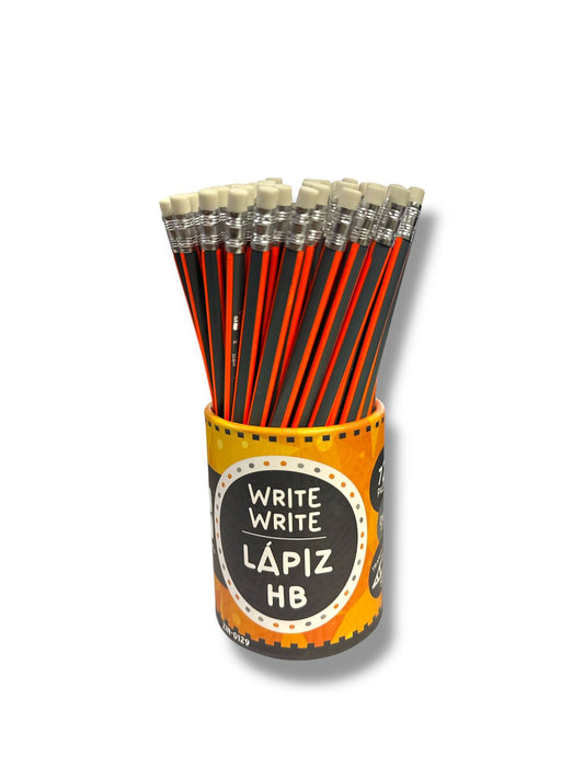 PAQUETE DE LAPICES 72 PZAS HB ZIN-0129
