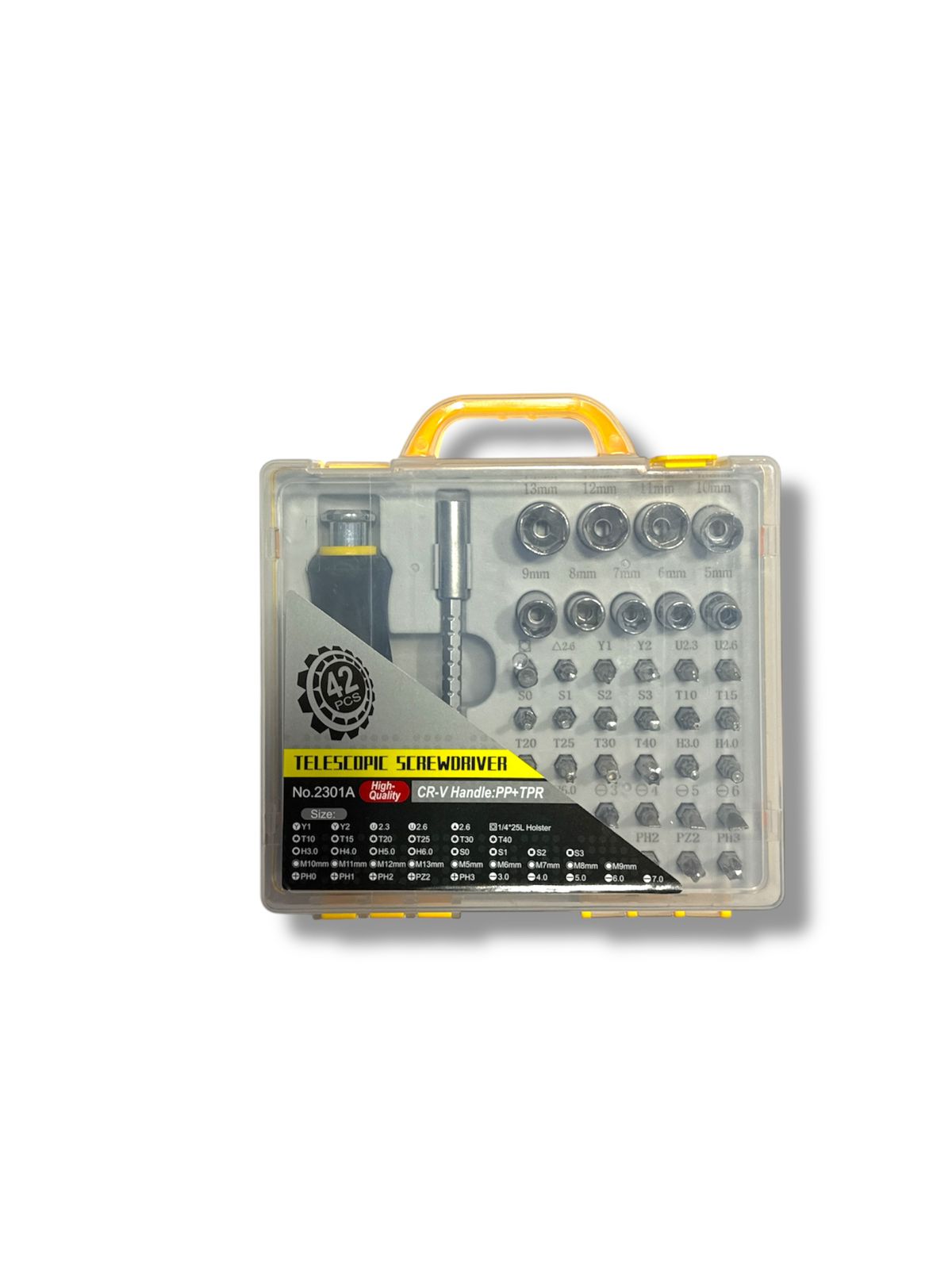 SET DE DESTORNILLADORES 42 PZAS GM402-10H-53