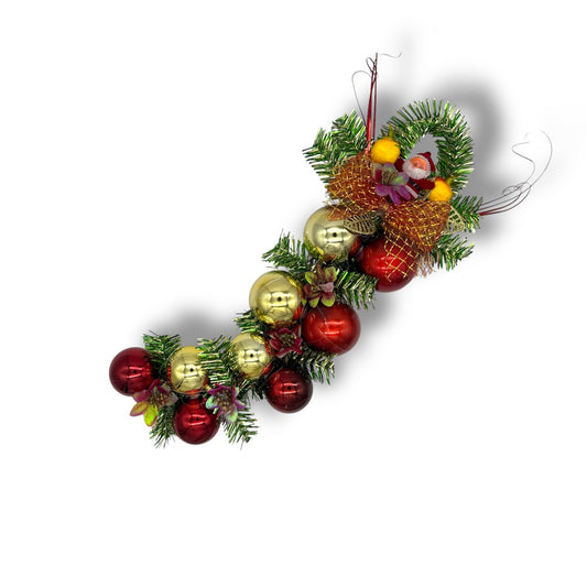 ADORNO NAVIDEÑO CON ESFERAS GM621-12B-27