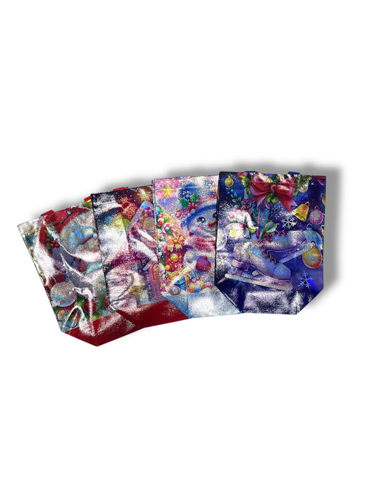 BOLSA ECOLOGICA NAVIDEÑA 22x23x11CM GZ-10919