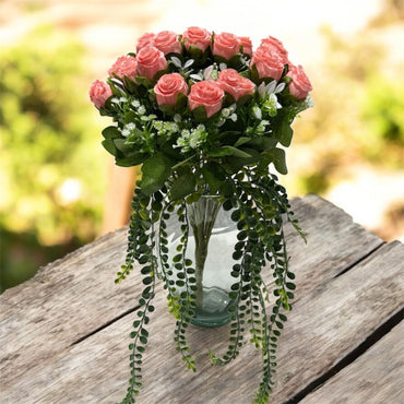 RAMO 30 ROSAS CON FOLLAJE GZ-10381