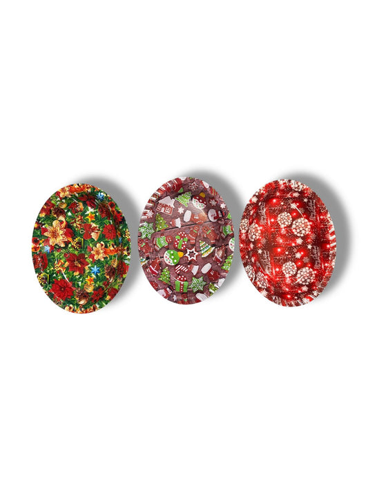 BANDEJA OVAL NAVIDEÑA GZ-4989