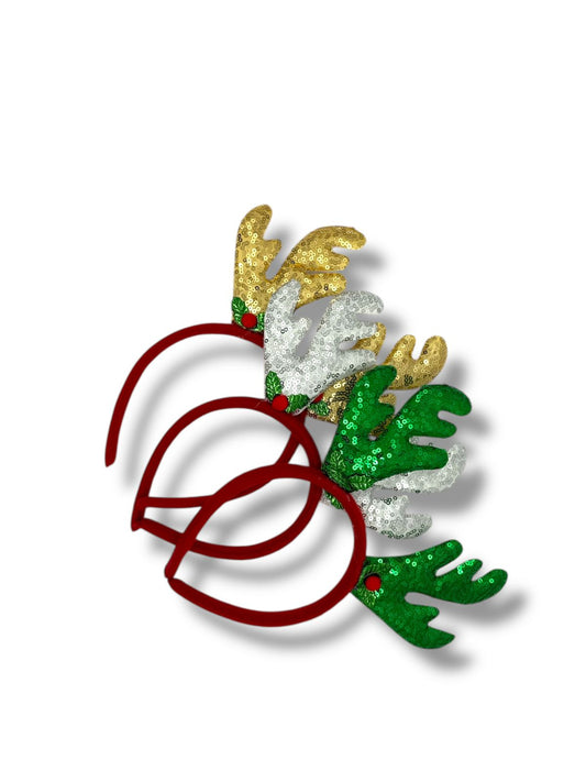 DIADEMA RENO V/ COLORES LENTEJUELAS J1020