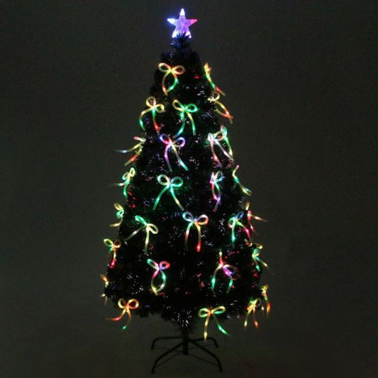 ARBOL DE NAVIDAD 180CM FAROL-MOÑO C/LUZ FIBRA OPTICA GM611-8A-6