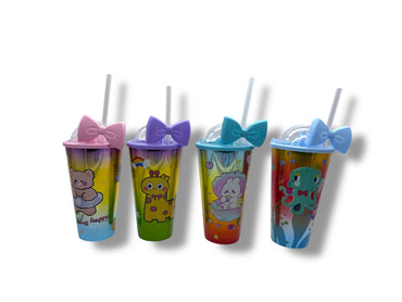 VASO METALIZADO C/T EXPRIMIDOR Y POPOTE GM674-3H-24