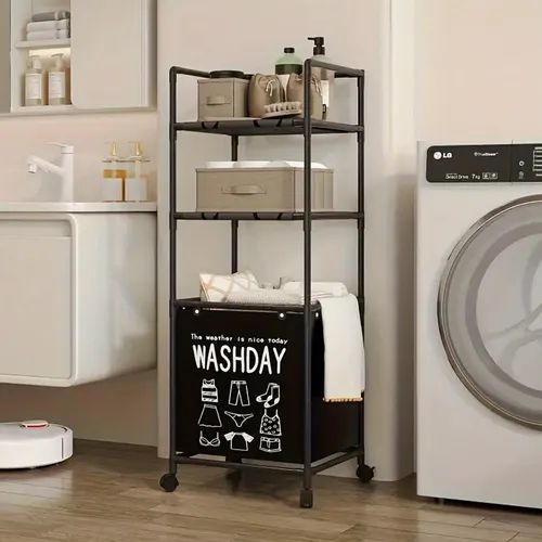 ORGANIZADOR P/BAÑO CON CESTO GM674-3H-39