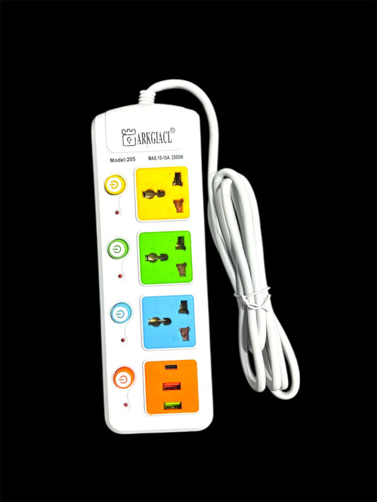 MULTICONTACTO 3 ENTRADAS CON USB GM1322-2H-41