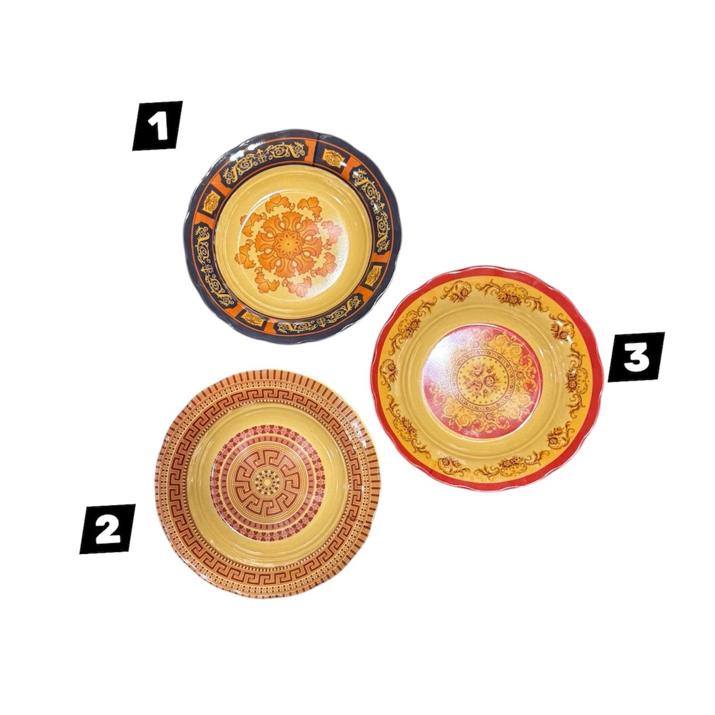 PLATO SOPERO DE MELAMINA 22.5CM GM415-4H-27