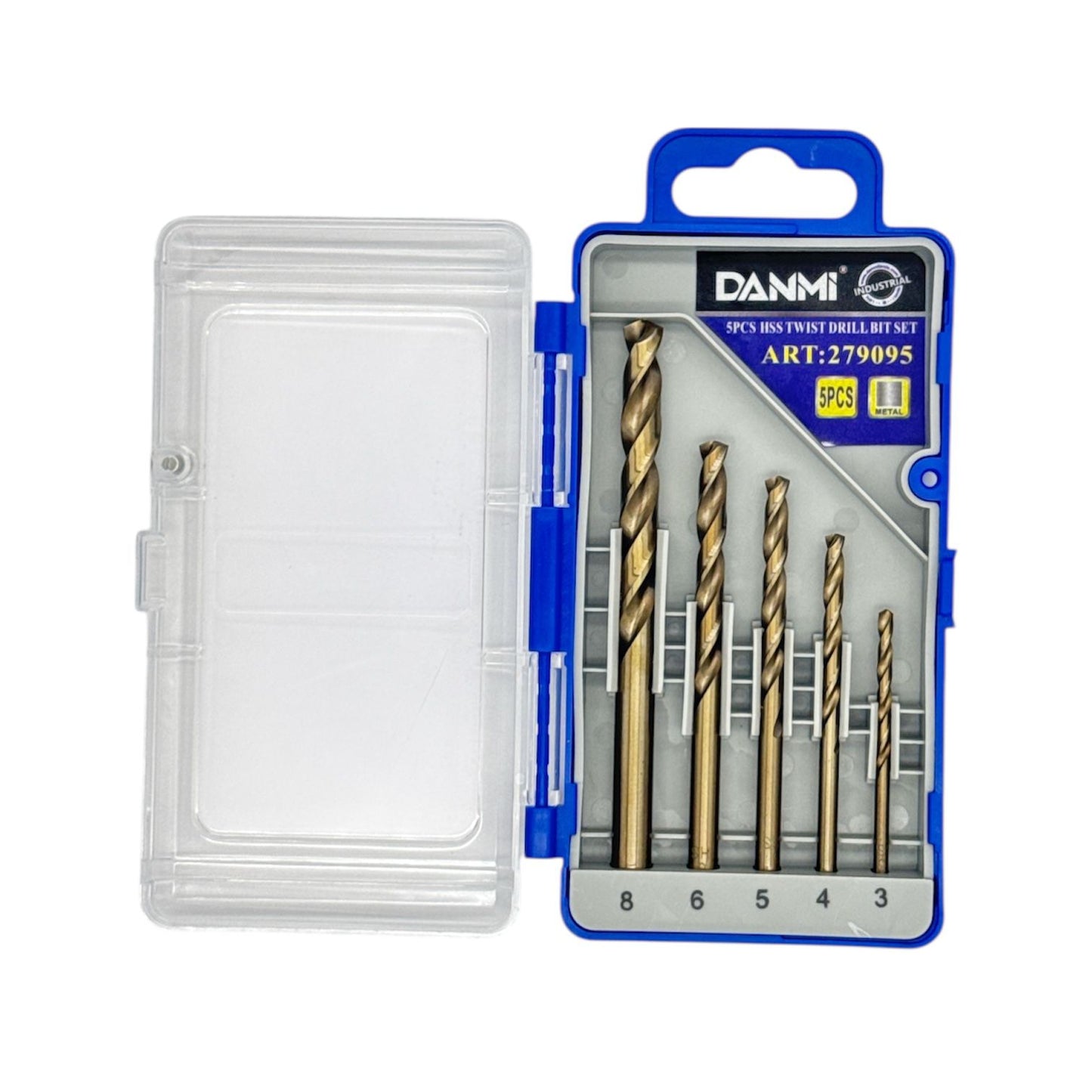 JUEGO DE 5 BROCAS HELICOIDALES GM574-1G-73