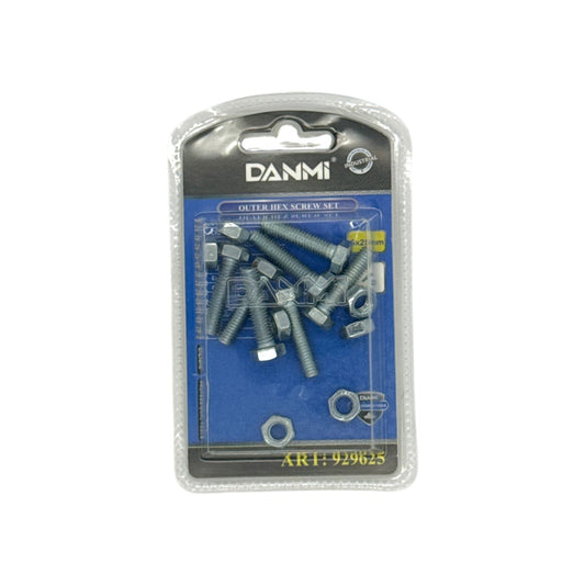 JUEGO DE TORNILLOS HEXAGONALES 6*20MM GM574-1G-129