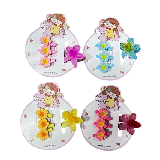 PASADORES Y MINI PINZA P/CABELLO 4 PZAS GM110-3B-2 MOD.1