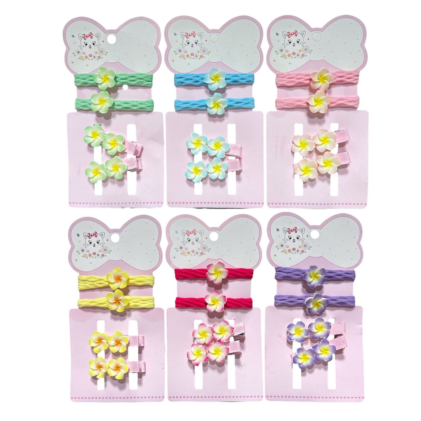 PASADOR Y COLETA PARA CABELLO 4 PZAS GM110-3B-7