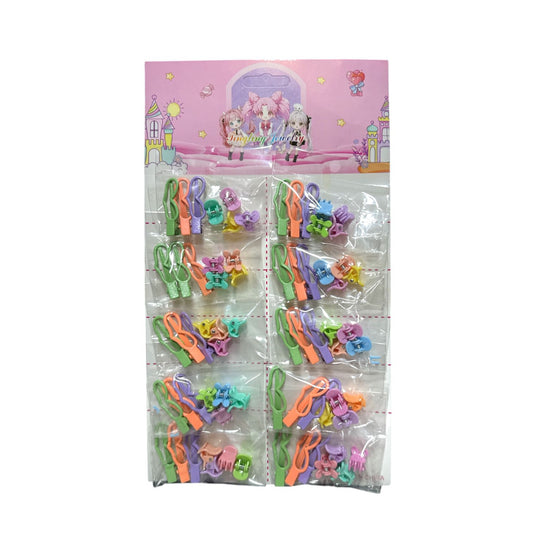 MINI PINZAS P/CABELLO 7 PZAS GM110-3B-26 DECENA