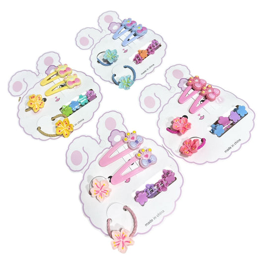 PASADORES/ MINI PINZA Y COLETA P/CABELLO 8 PZAS GM110-3B-10 MOÑO