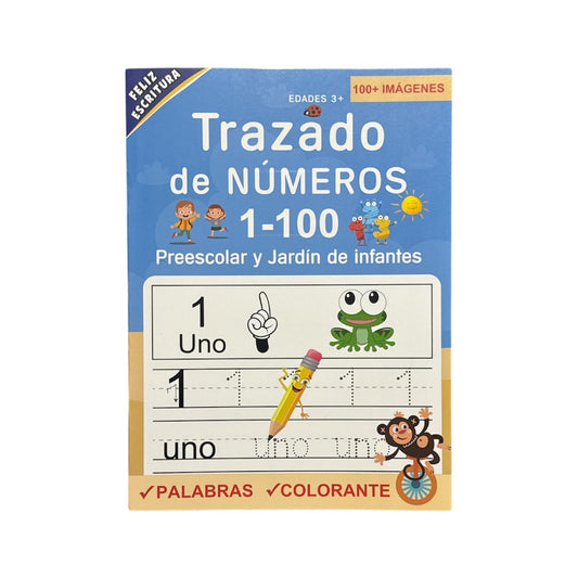 LIBRO TRASADO DE NUMERO P/NIÑOS GM576-1H-8