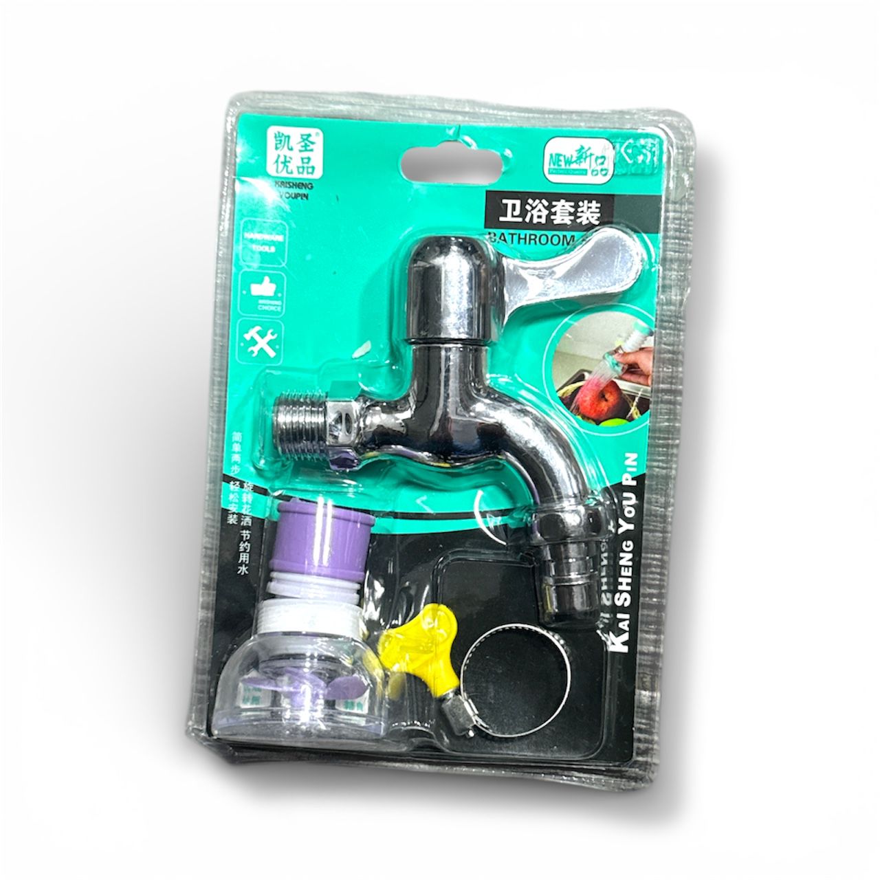 KIT GRIFO P/AGUA+FILTRO GM1058-10F-19