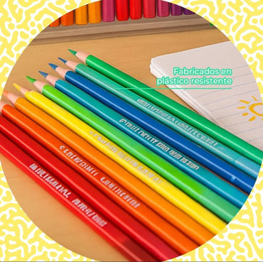 LAPIZ COLORES BORRABLES ARLEQUIN 24 PZAS IND-1046