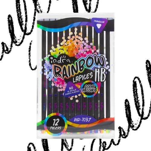 LAPIZ HB RAINBOW 12 PZAS IND-1037