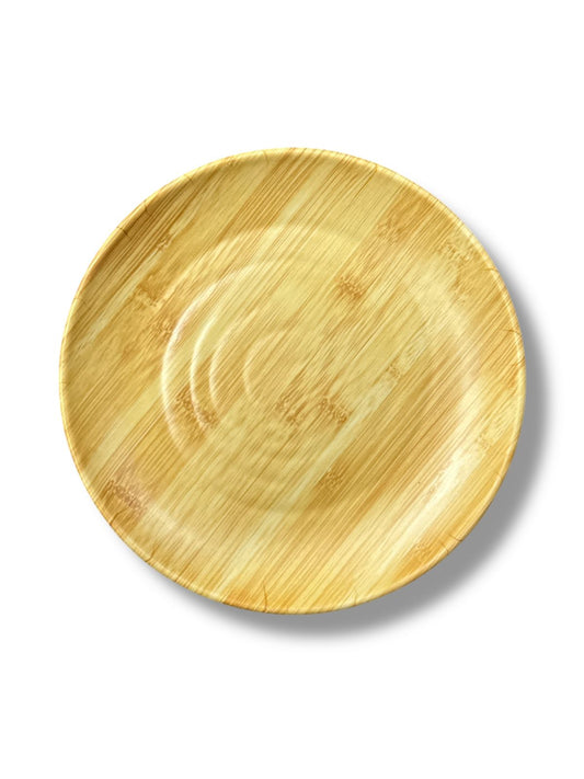 PLATO DE MELAMINA DISEÑO TIPO BAMBU V/MEDIDAS
