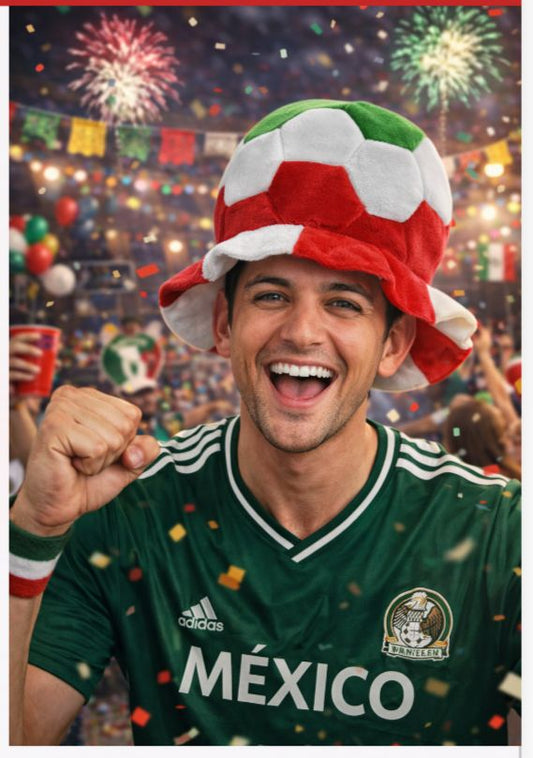 GORRO BALON 15x58CM MEXICO PT12654