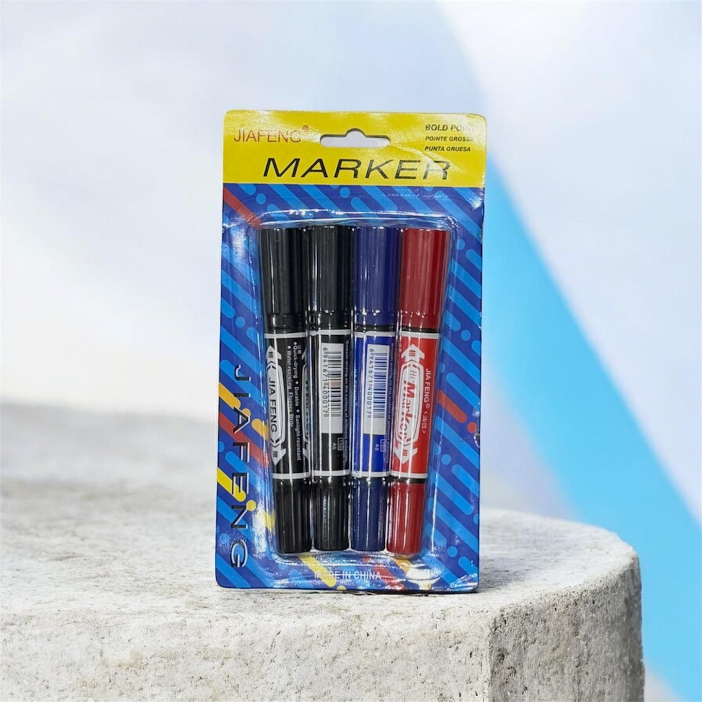 MARCADOR PERMANENTE 4PZAS GM4-24H-20