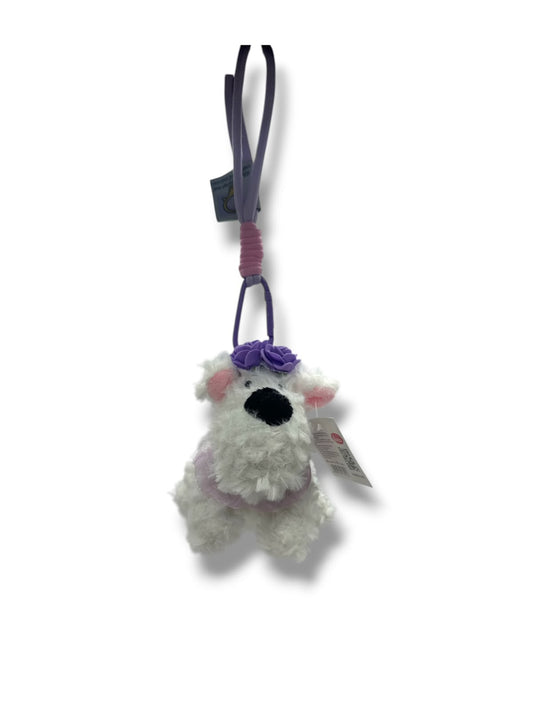 LLAVERO DE PERRITO C/FLORES GM1368-1A-4