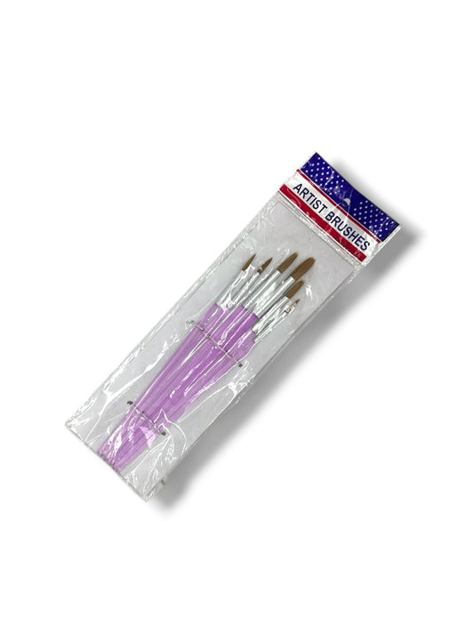PINCEL REDONDO PARA ACUARELA 6PZAS B6036