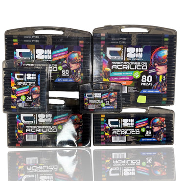 MARCADORES DE ACRÌLICO COLOR SECTOR ZIN ZIN