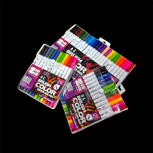 MARCADORES BRUSH COLOR DOBLE PUNTA